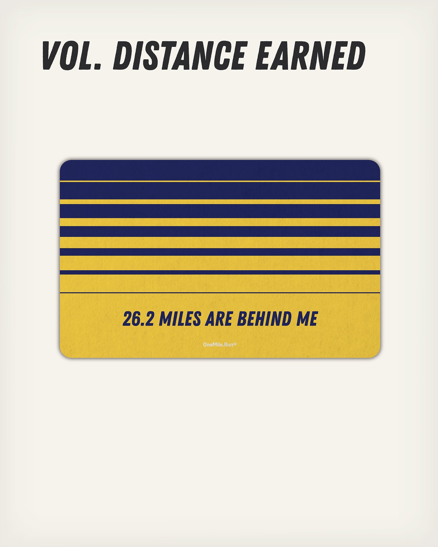 Vol. Distance Earned